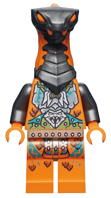 Boa Destructor - Breastplate Torso, Pearl Dark Gray Head (njo0735)