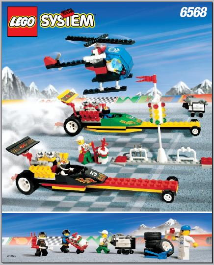 6568 Drag Race Rally (Certified) LEGO Town