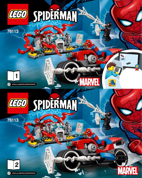 76113 Spider-Man Bike Rescue (Certified) LEGO Super Heroes