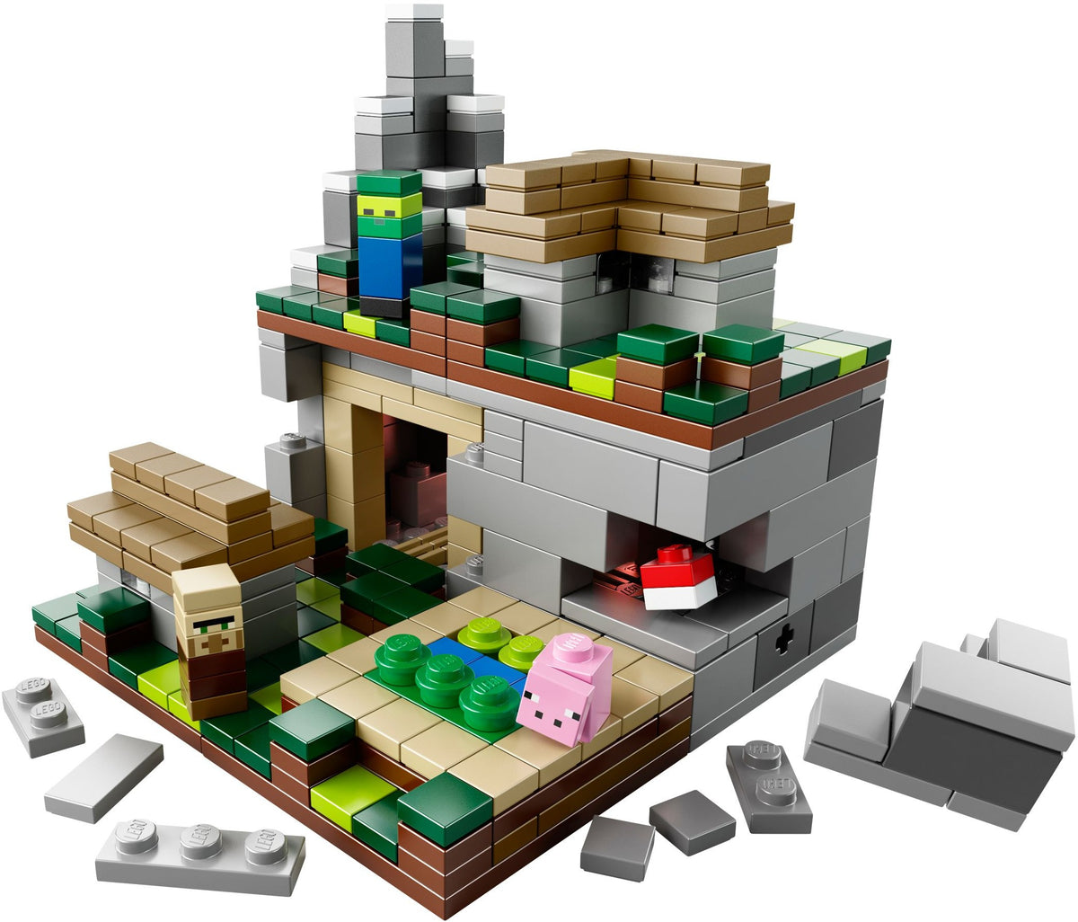 21105 Minecraft Micro World - The Village (Retired) LEGO Minecraft