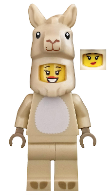 Llama Costume Girl (Minifigure Only) (col364)