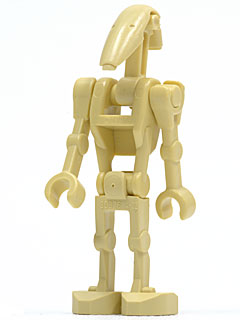 Battle Droid - Tan, Straight Arms (sw0001d)