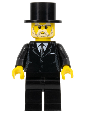 Suit Black, Top Hat - Sleigh Driver (hol025)