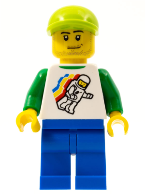 LEGO Brand Store Male, Classic Space Minifigure Floating - (no back printing) {Manchester} (tls066)
