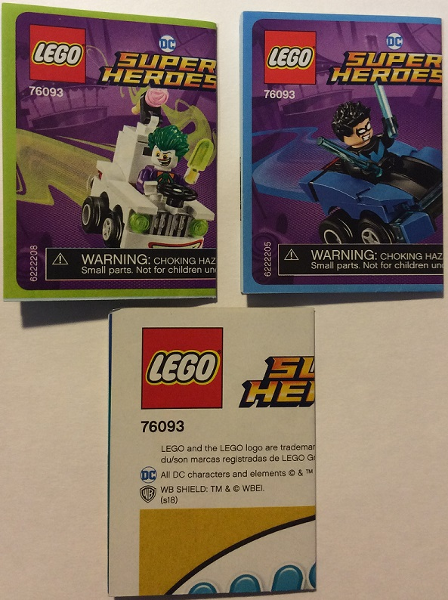 76093 Mighty Micros: Nightwing vs. The Joker (Used) LEGO Super Heroes