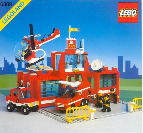 6389 Fire Control Center (Used) LEGO Town