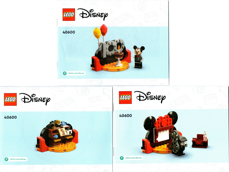 40600 Disney 100 Years Celebration (Used) LEGO Disney
