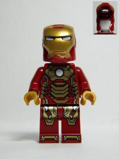 Iron Man - Mark 42 Armor, White Head (sh0072)