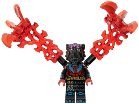 Lord Ras - Dark Pink Markings, Red Muscles, Energy Claws (njo0944)