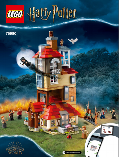 75980 Attack on the Burrow (Used) LEGO Harry Potter