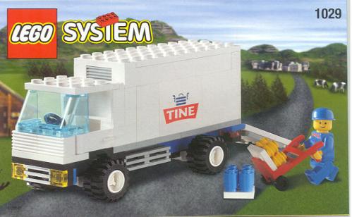 1029 Milk Delivery Truck (Used) LEGO Town