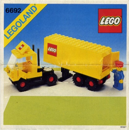 6692 Tractor Trailer (Used) LEGO Town