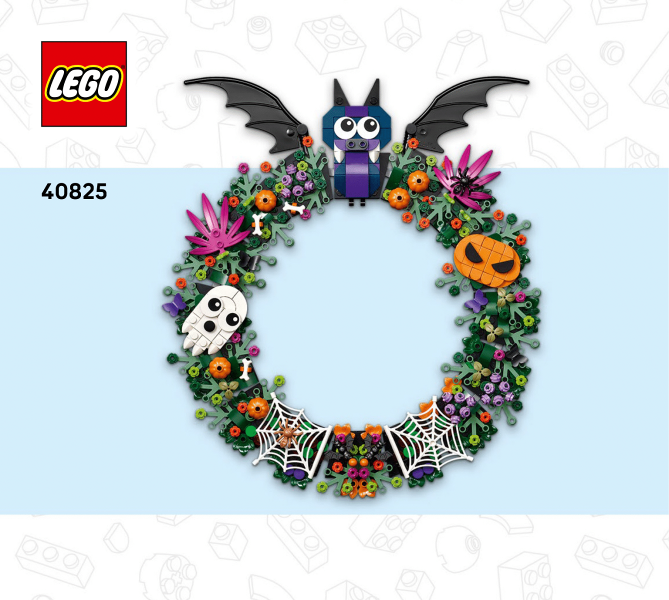 40825 Halloween Wreath (Used) LEGO Seasonal