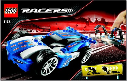 8163 Blue Sprinter (Certified) LEGO Racers