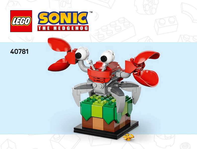 40781 Badnik: Crabmeat (Certified) LEGO Sonic
