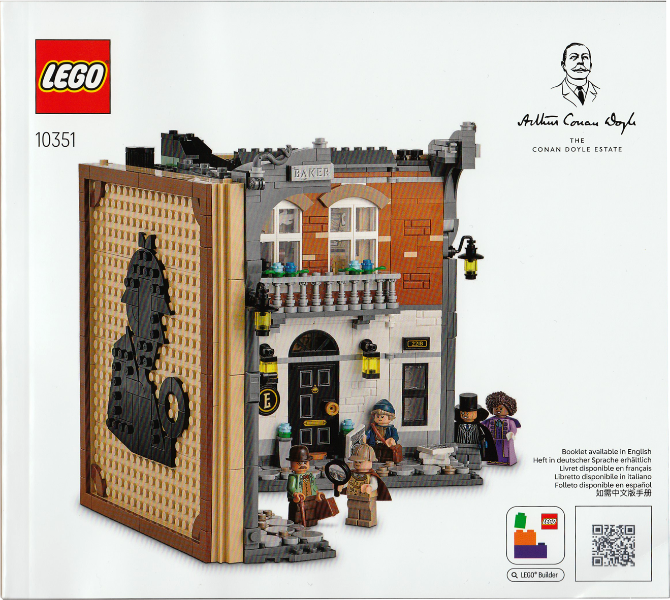 10351 Sherlock Holmes: Book Nook (Used) LEGO Icons