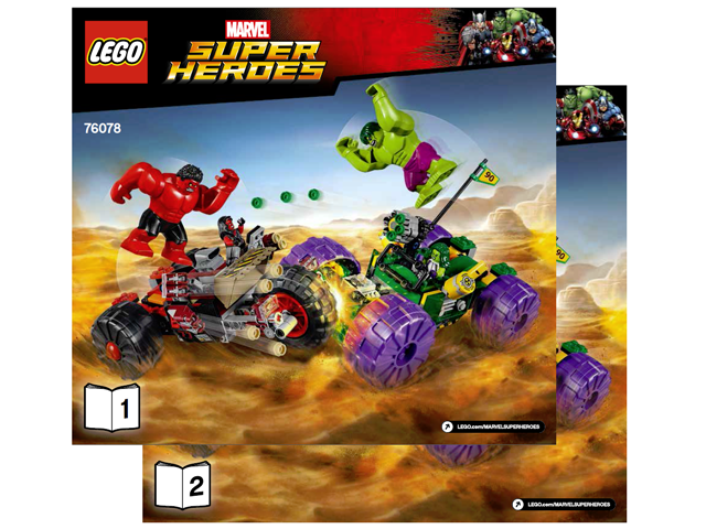 76078 Hulk vs. Red Hulk (Used) LEGO Super Heroes