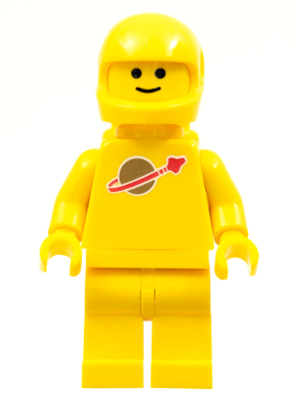 Classic Space - Yellow with Air Tanks and Motorcycle (Standard) Helmet (Reissue) (sp007new)