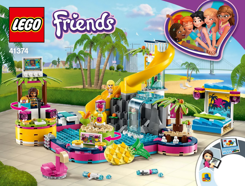 41374 Andrea's Pool Party (Used) LEGO Friends