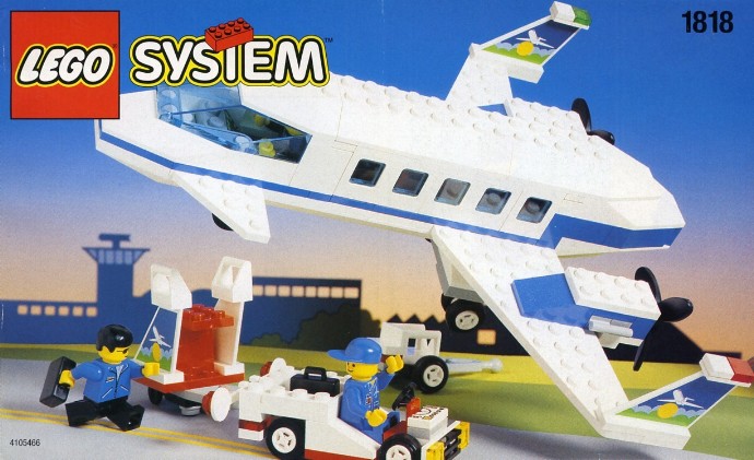 1818 Aircraft and Ground Support Equipment and Vehicle. (Certified) LEGO Town