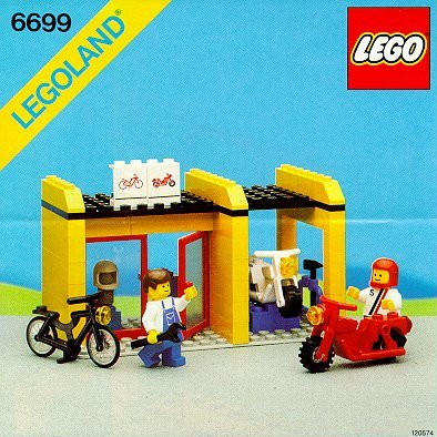 6699 Cycle Fix-It Shop (Certified) LEGO Town