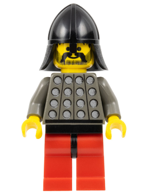 Fright Knights - Knight 3, Red Legs with Black Hips, Black Neck-Protector (cas029)