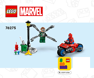 76275 Motorcycle Chase: Spider-Man vs. Doc Ock (Certified) LEGO Super Heroes