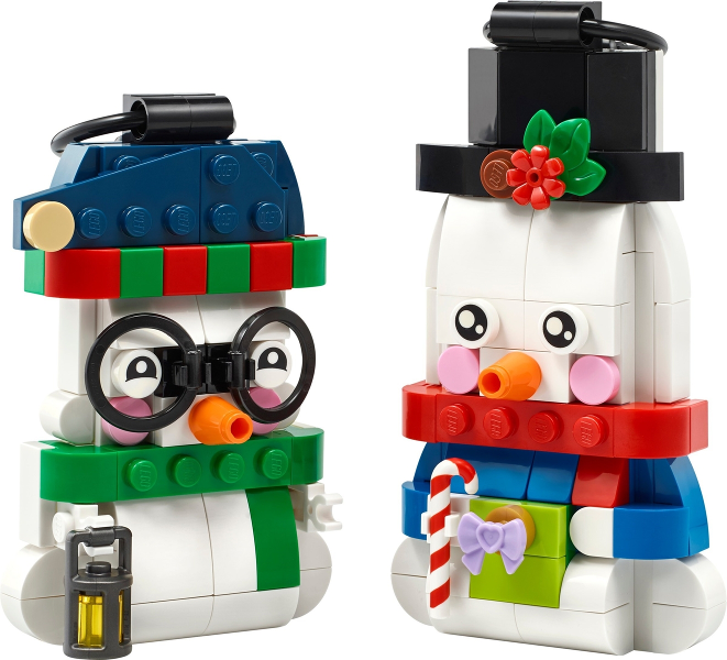 40812 Snowman Ornaments (Retired) LEGO Seasonal