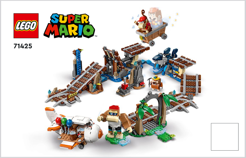 71425 Diddy Kong's Mine Cart Ride - Expansion Set (Certified) LEGO Super Mario