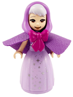 Fairy Godmother - Dark Bluish Gray Eyebrows (dp114)
