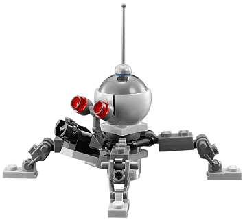 Dwarf Spider Droid - Dark Bluish Gray Dome, Mini Blaster / Shooter (sw0966)