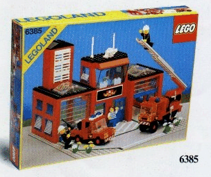 6385 Fire House-I (Retired) LEGO Town