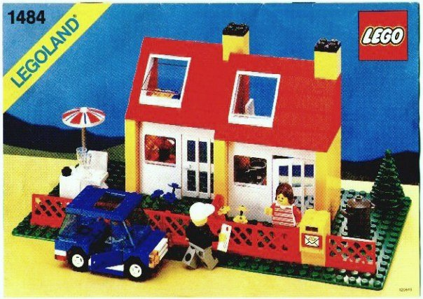 1484 Houses (Used) LEGO Town