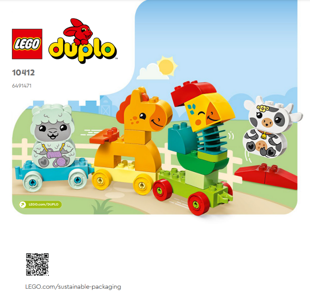 10412 My First Animal Train (Used) LEGO DUPLO