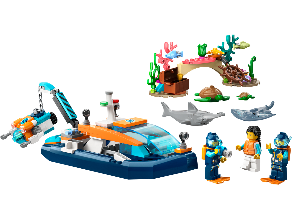 60377 Explorer Diving Boat (Retired) LEGO City