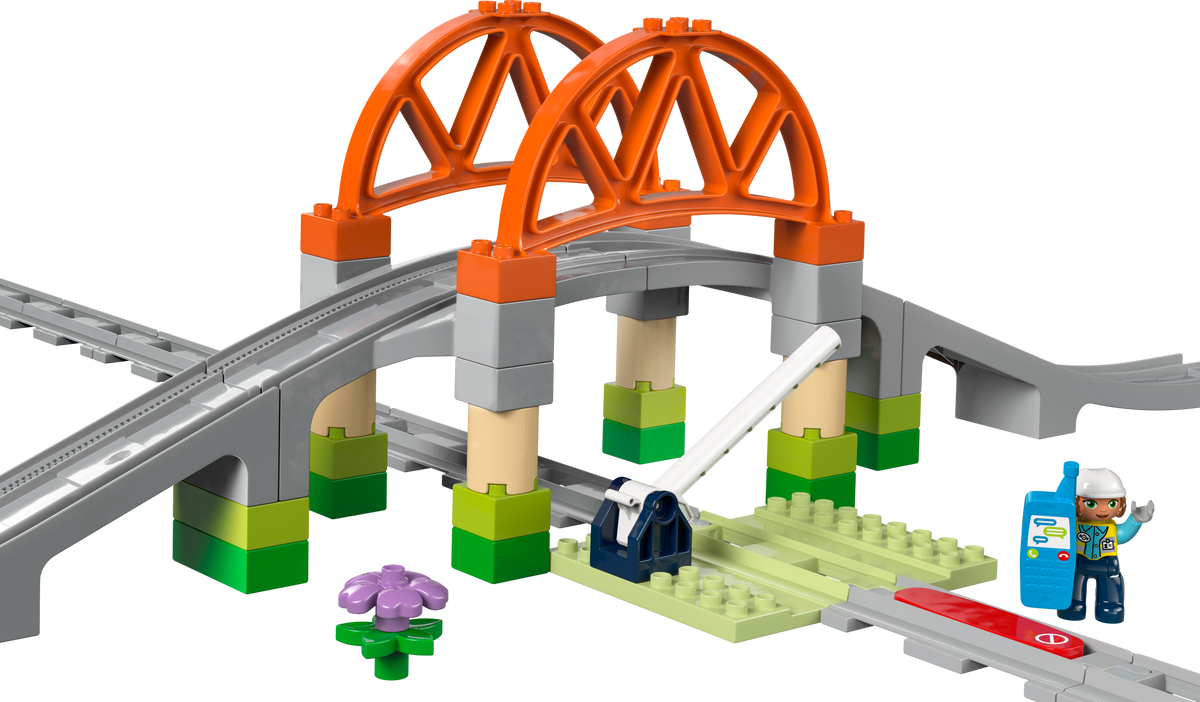 10426 Train Bridge and Tracks Expansion Set (Retired) LEGO DUPLO