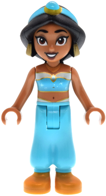 Jasmine - Top with Sparkles and Gold Trim, Open Mouth (dp224)