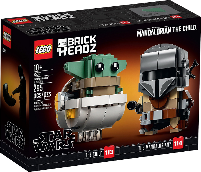 75317 The Mandalorian & The Child (Retired) LEGO BrickHeadz