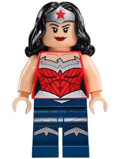 Wonder Woman - Silver Tiara, Dark Blue Legs (sh0150)