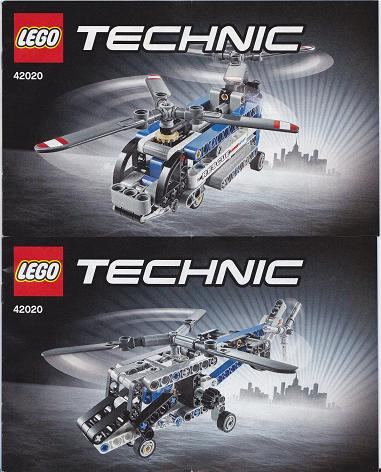 42020 Twin-rotor Helicopter (Certified) LEGO TECHNIC