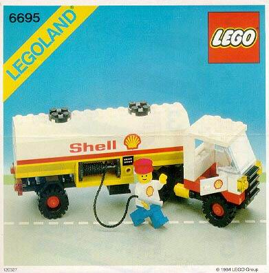 6695 Tanker Truck (Used) LEGO Town