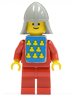 Classic - Yellow Castle Knight Red - with Vest Stickers (cas088s)
