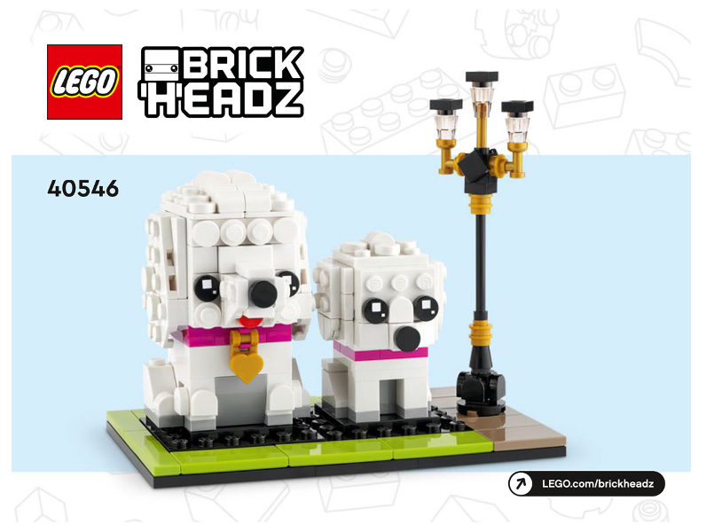 40546 Poodles (Certified) LEGO BrickHeadz