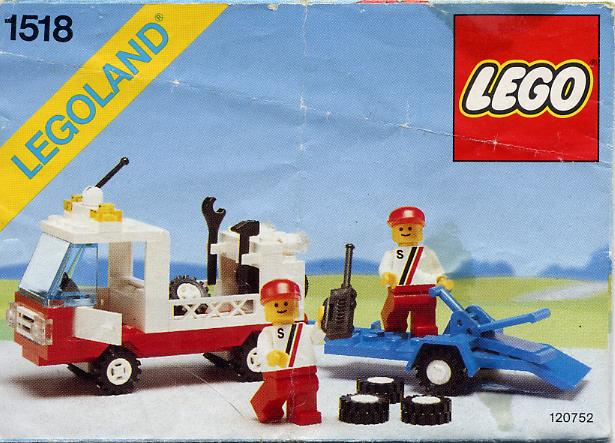 1518 Racing Service Crew (Certified) LEGO Town