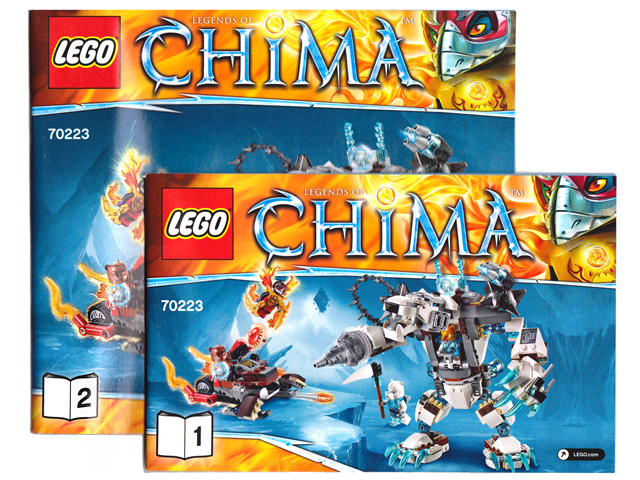 70223 Icebite's Claw Driller (Used) LEGO Legends of Chima