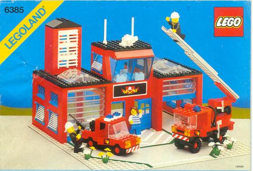 6385 Fire House-I (Certified) LEGO Town