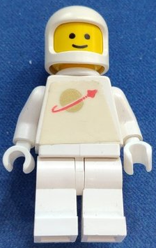 Classic Space - White with Air Tanks, Stickered Torso Pattern (sp063)