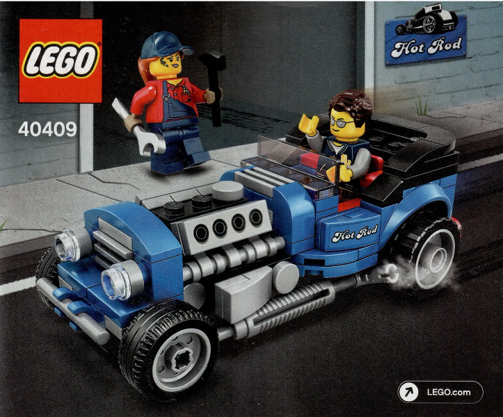 40409 Hot Rod (Certified) LEGO Promotional