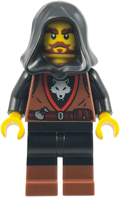 Wolfpack - Male, Black Legs with Reddish Brown Boots, Black Hood (bdp280)