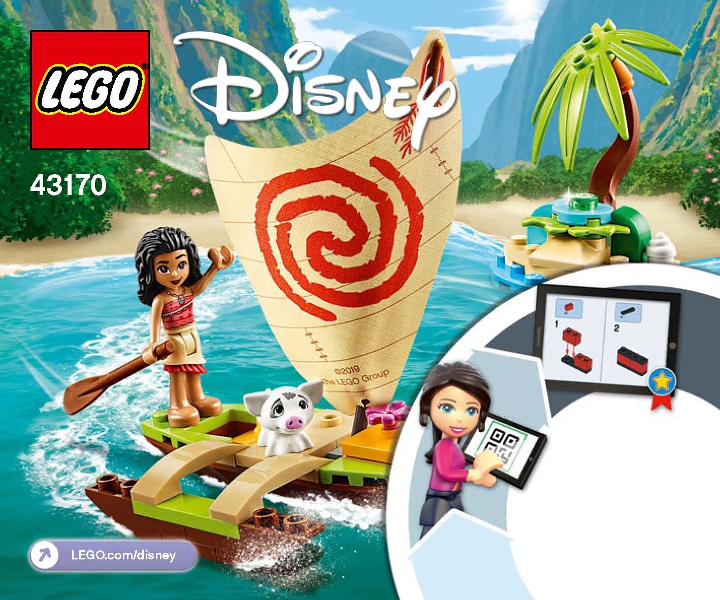 43170 Moana Ocean Adventure (Used) LEGO Disney